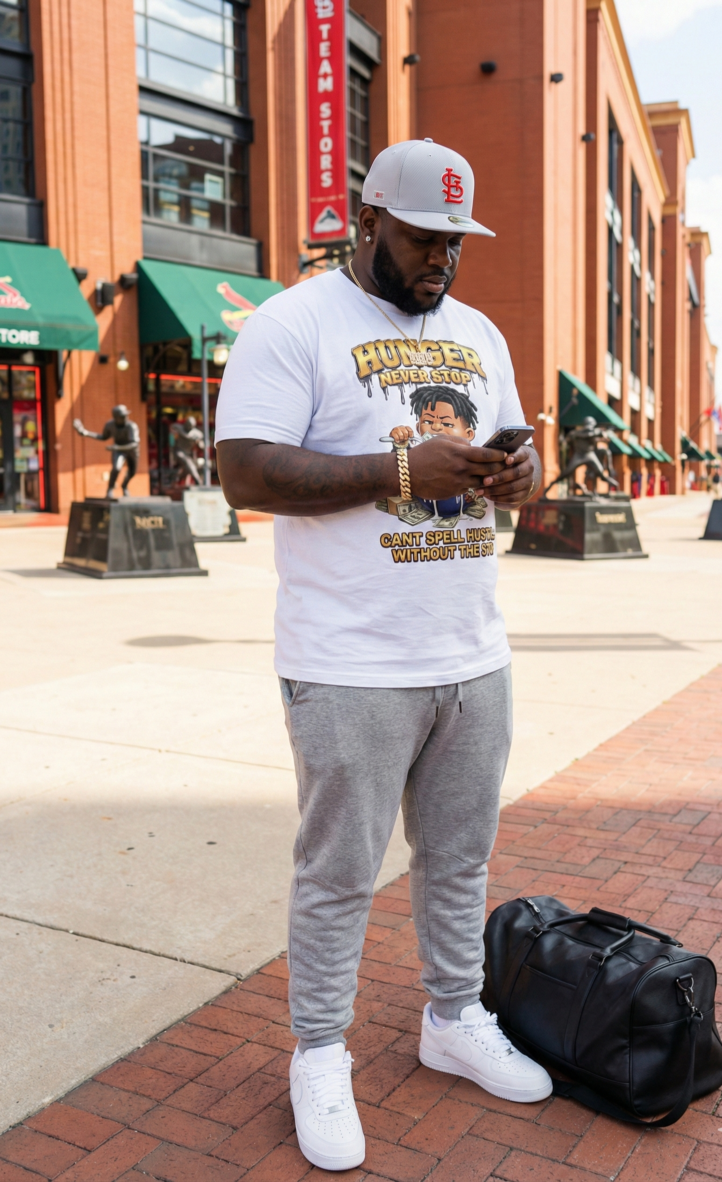 Hunger Never Stop  Limited Edition 314 Day Streetwear Tee – STL Hustle Collection