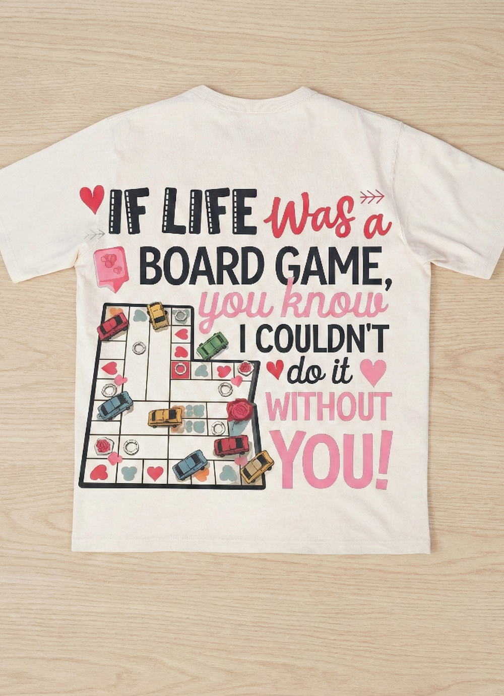 Romantic Board Game Graphic Shirt – Valentine's Day & Anniversary Gift