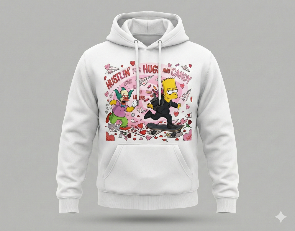Hustlin' For Hugs Premium Hoodie - Graphic Streetwear Collection