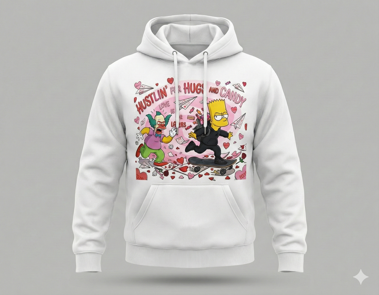 Hustlin' For Hugs Premium Hoodie - Graphic Streetwear Collection