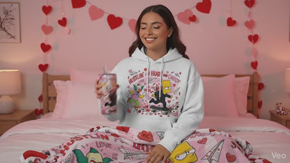 Hustlin' For Hugs Premium Hoodie - Graphic Streetwear Collection